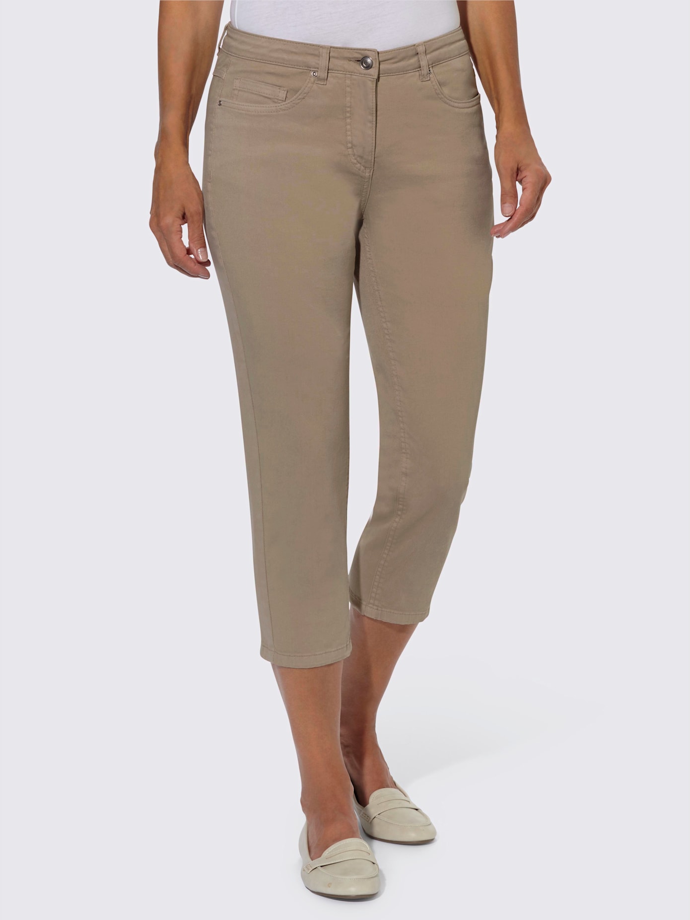 Jean 3/4 qualité coton doux sur la peau