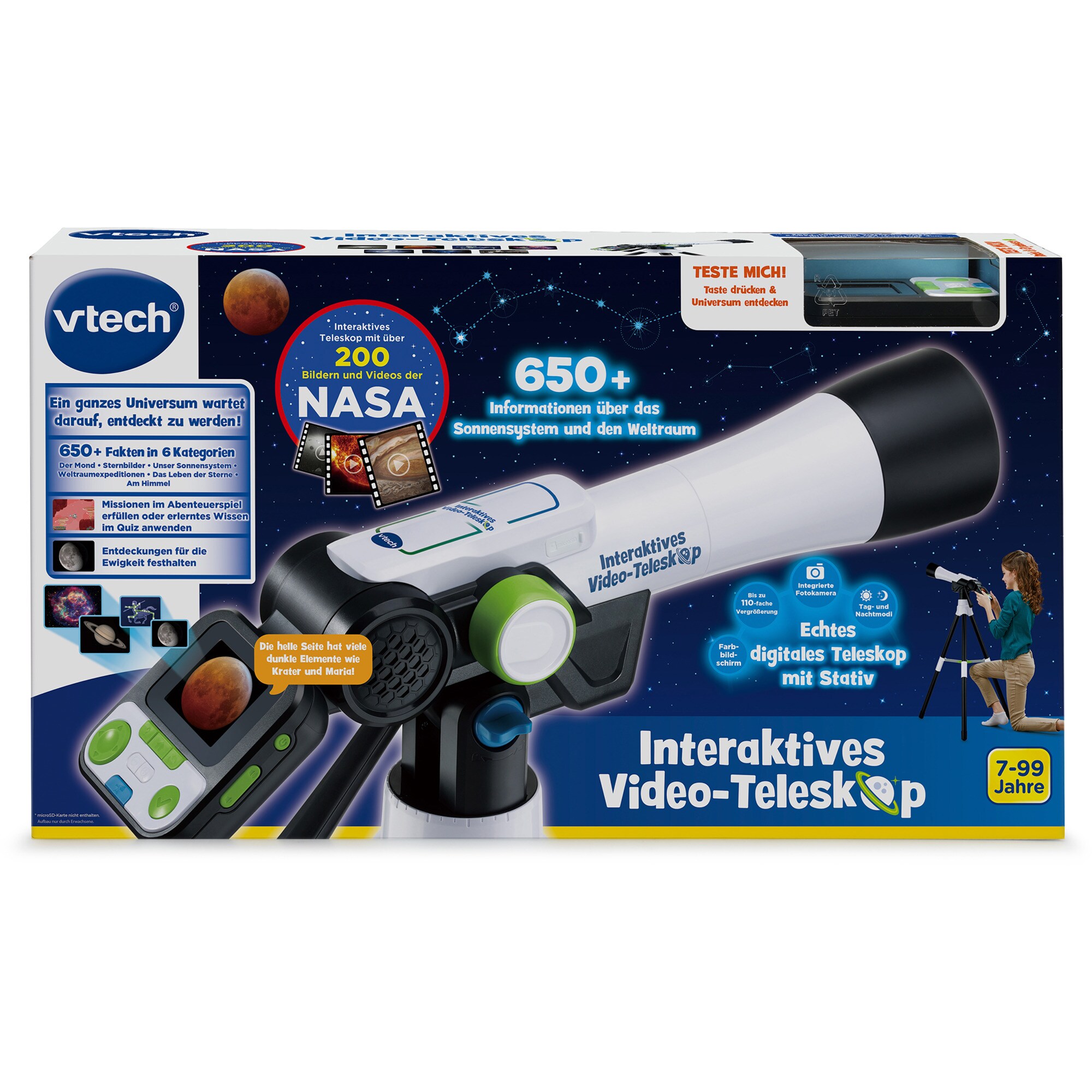 Vtech Experimentierkasten Interaktives Video-Teleskop
