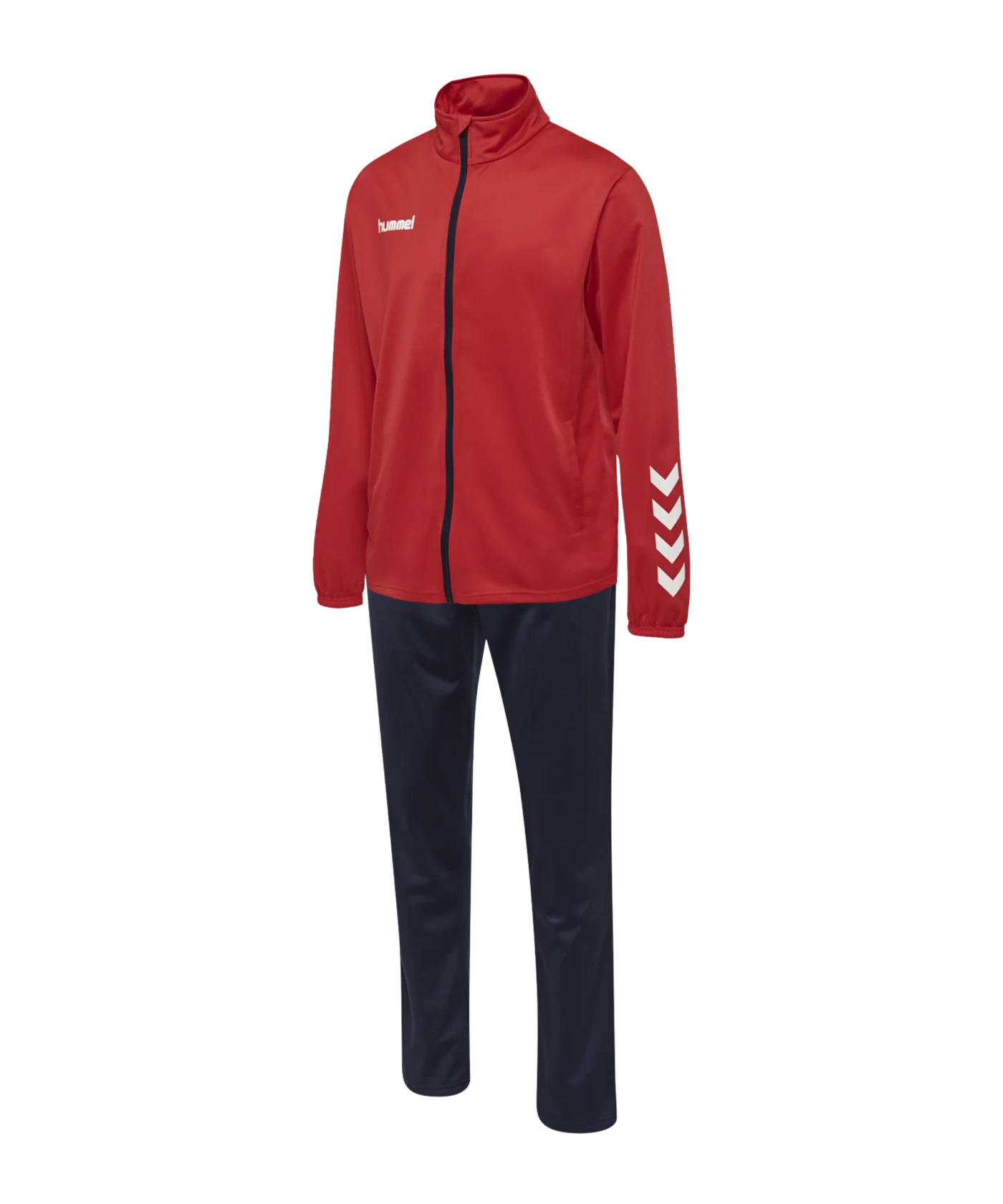 Hummel hmlPROMO Trainingsanzug Rot Blau F3496