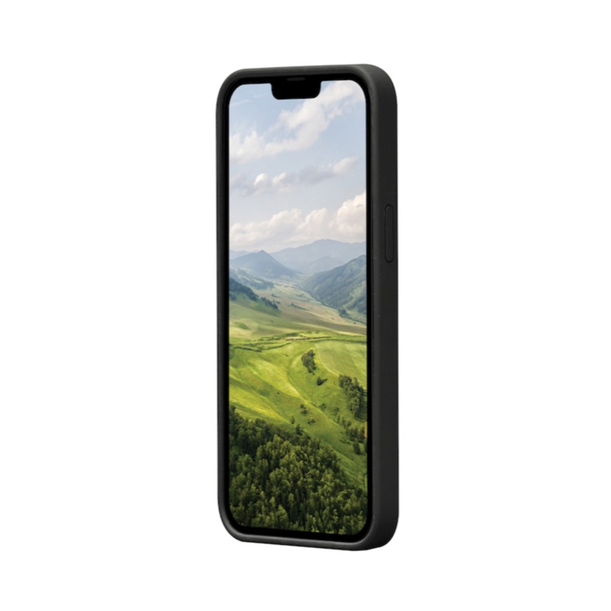 iPhone 14 Pro Max MagSafe Silikon Case Hülle Monaco Recycled (MO67NIBL1648) - Night Black