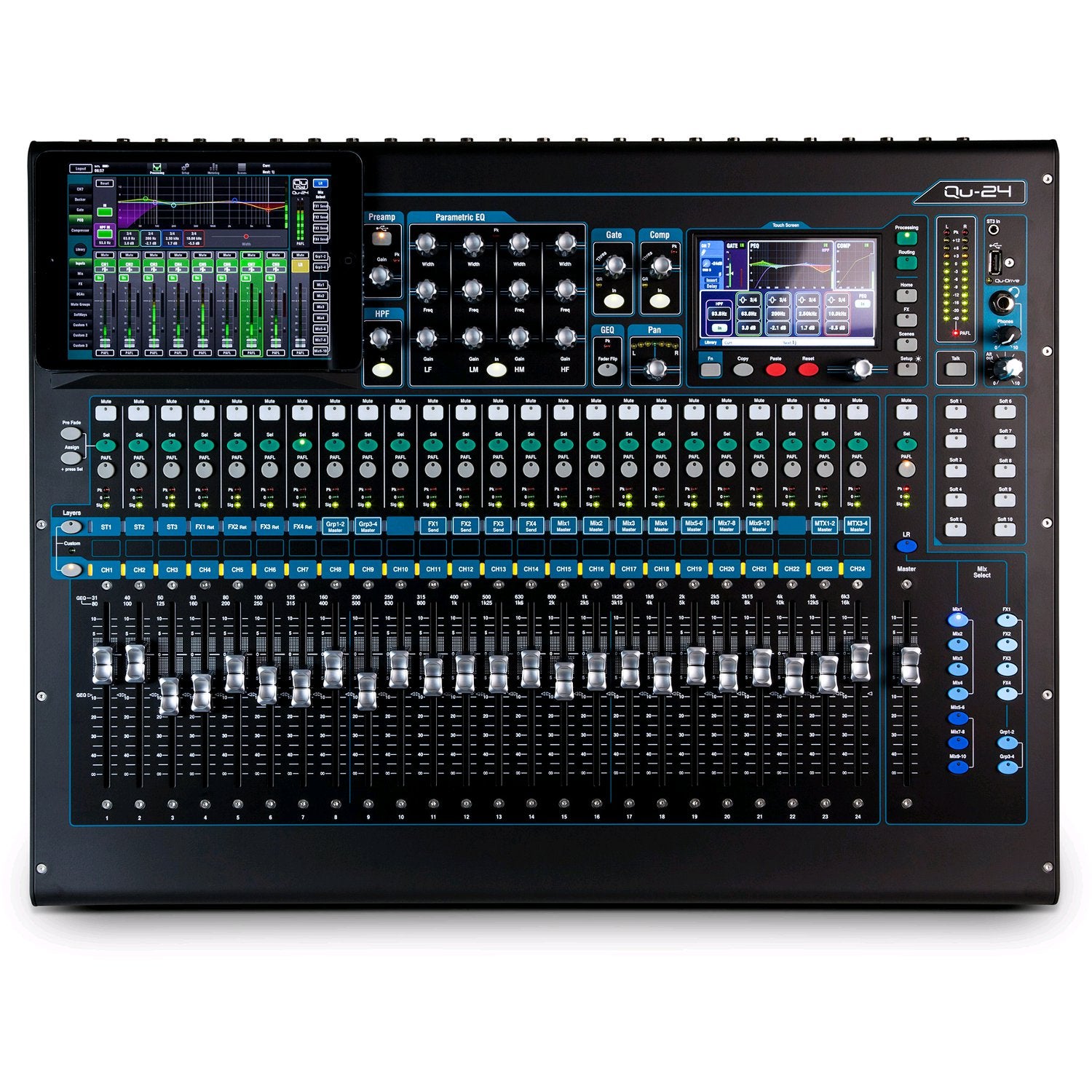 Allen & Heath QU-24 chrome Digitale Mixer