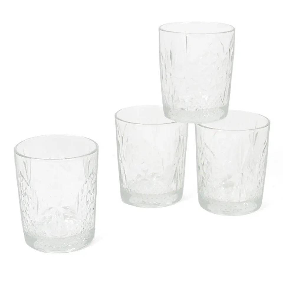 Bormioli Whiskyglazen - 4x stuks - 400 ml - glas - drinkglazen