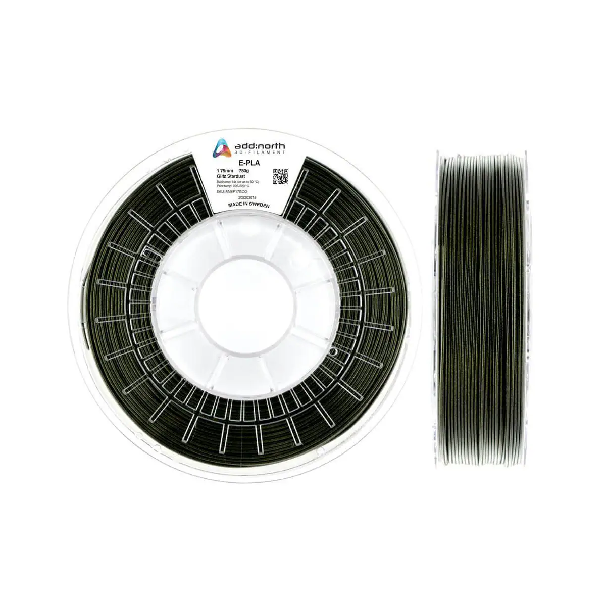 ADDNORTH E-PLA 1,75mm 750g Glitz Stardust