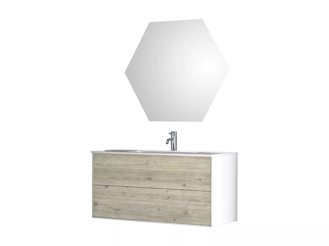 Ensemble de salle de bain 3 pièces IGEA pin arctique