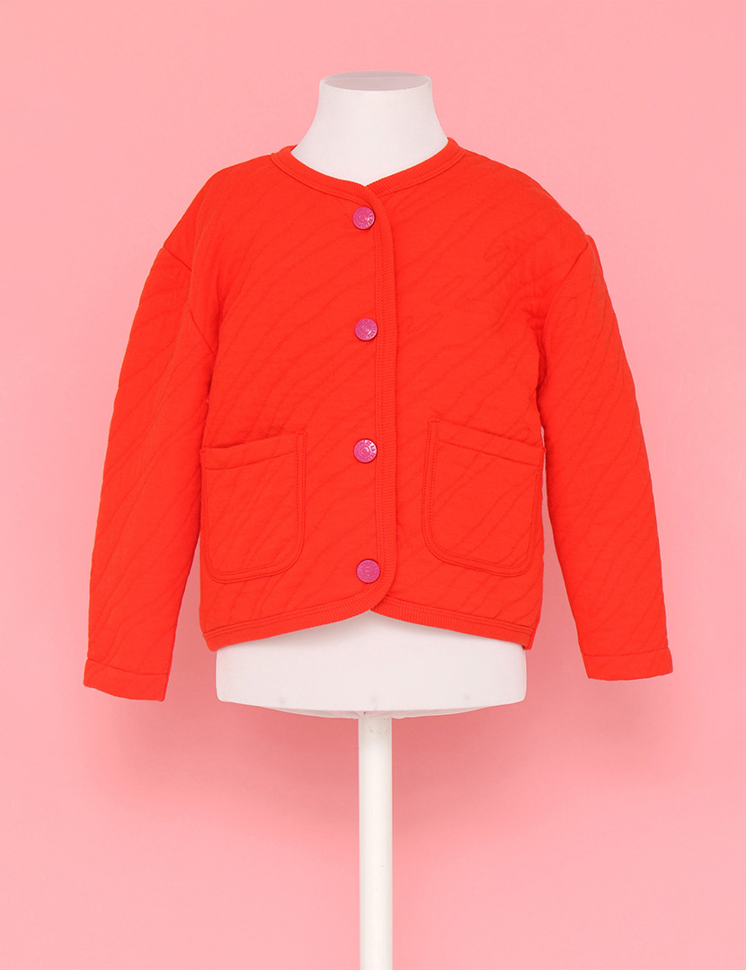 Fluffy Orange Girl's Jacket