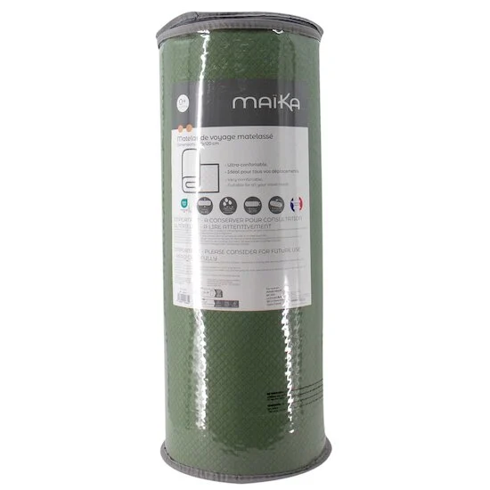 Matelas de voyage enroulé   Vert        60 x 120 cm   de               Maïka