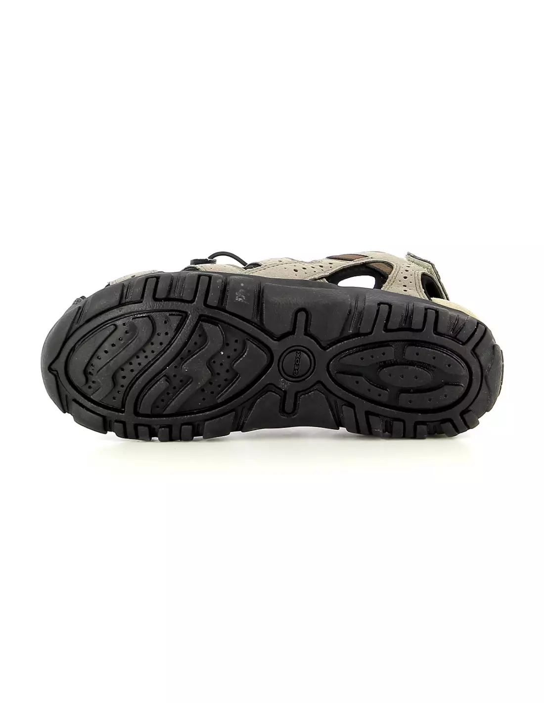 GEOX GEHABSOL U6224B TAUPE BLK - Sandales, mules & nu-pieds Taupenoir
