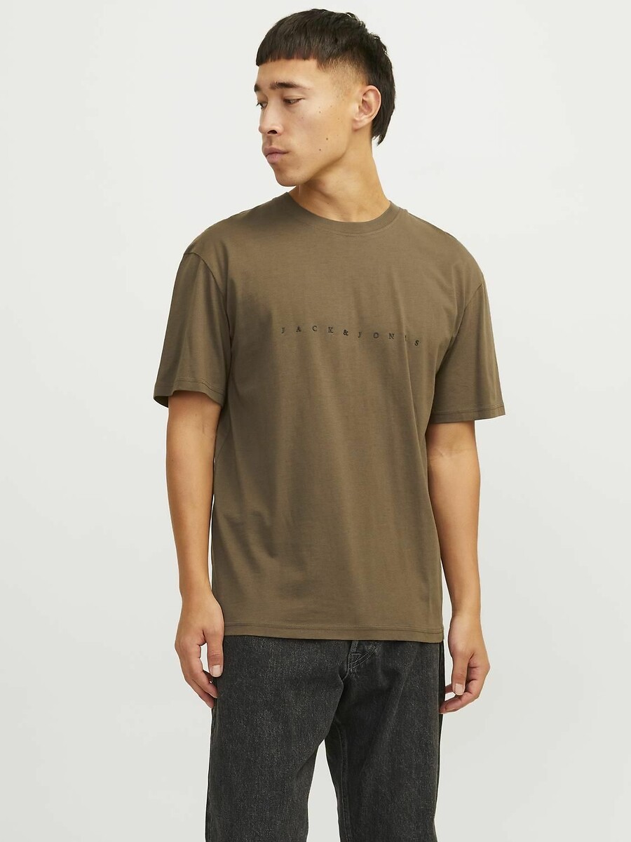 JACK & JONES<br>Camiseta de gola redonda jjestar