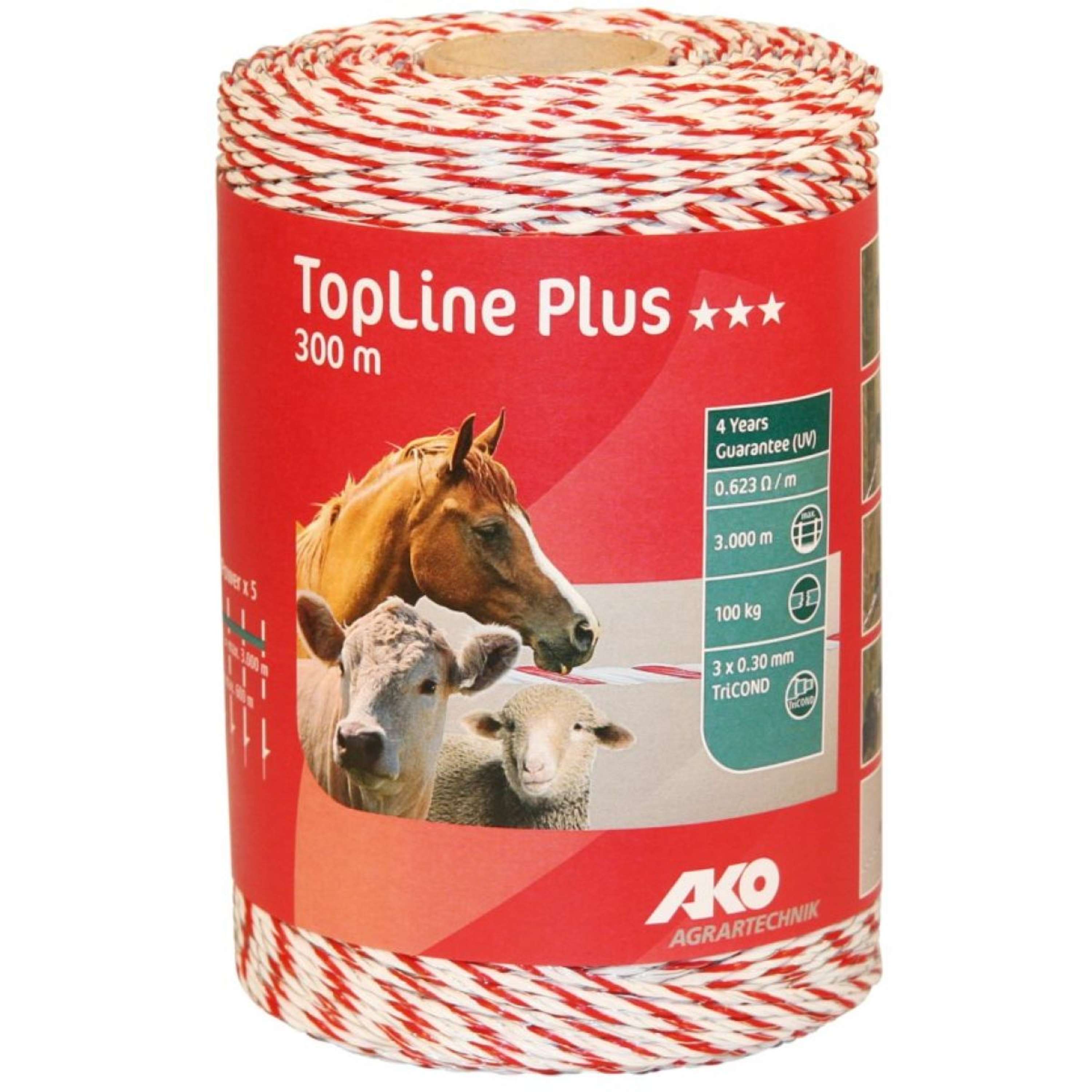 Ako Topline Plus Wit/rood Draad Wit/Rood