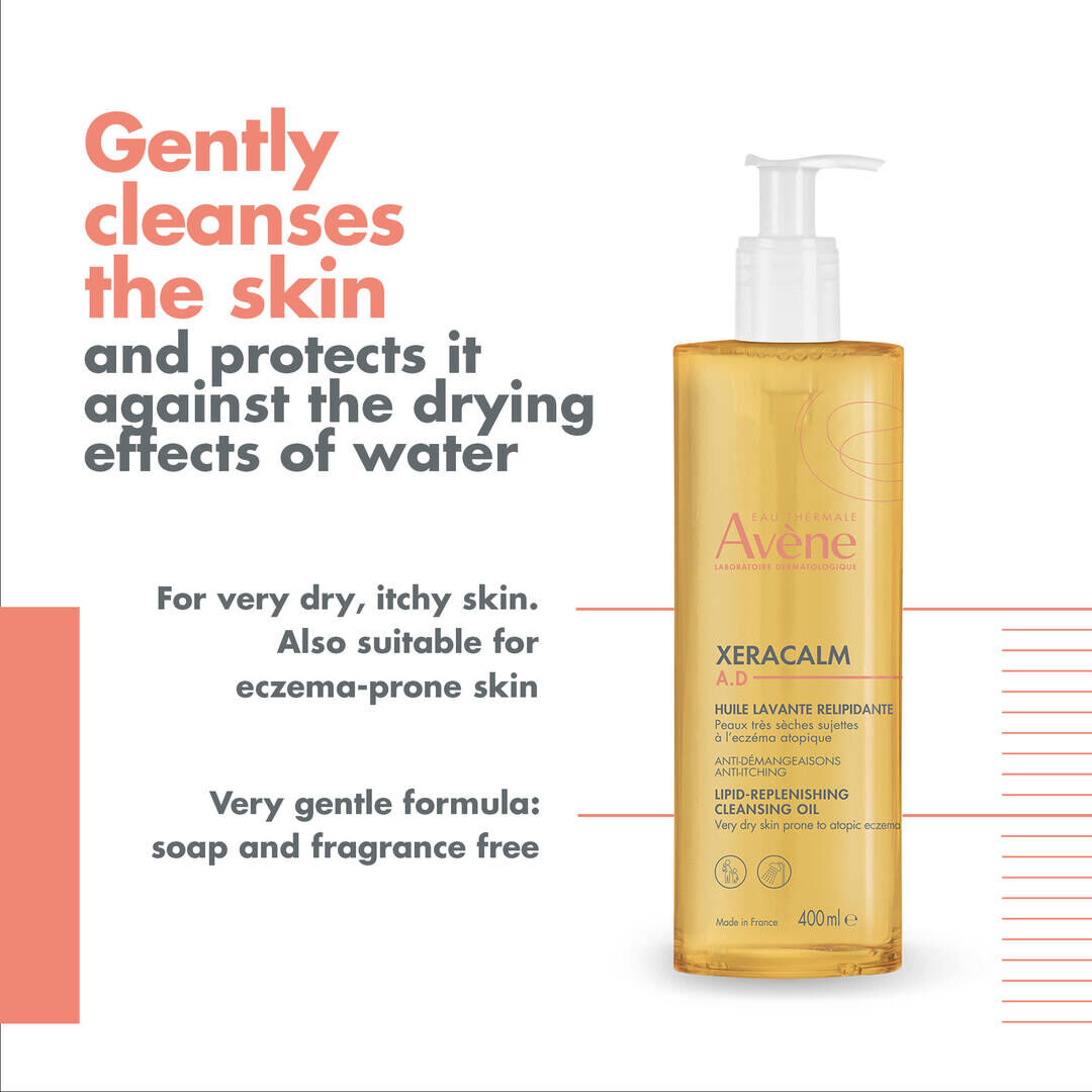 AVENE  Xeracalm Óleo Limpeza Corpo Relipidante - 1000ml