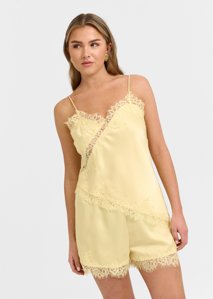 Ivy top lichtgeel