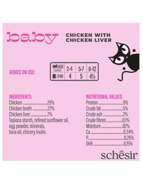 Schesir Baby Mouse 70 g - Kattenvoer