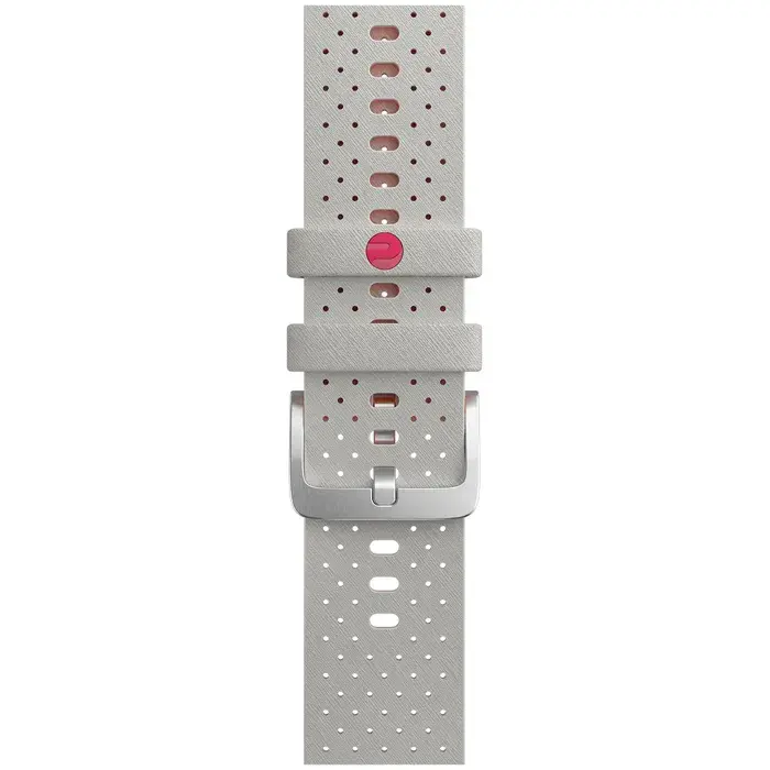 Polar Polsband Grit/Vantage 22mm Siliconen Grijs S-L