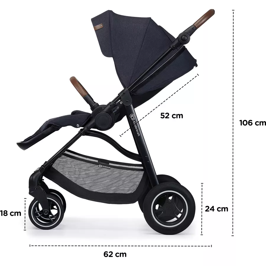 Kinderkraft Buggy ALL ROAD Ash Grey