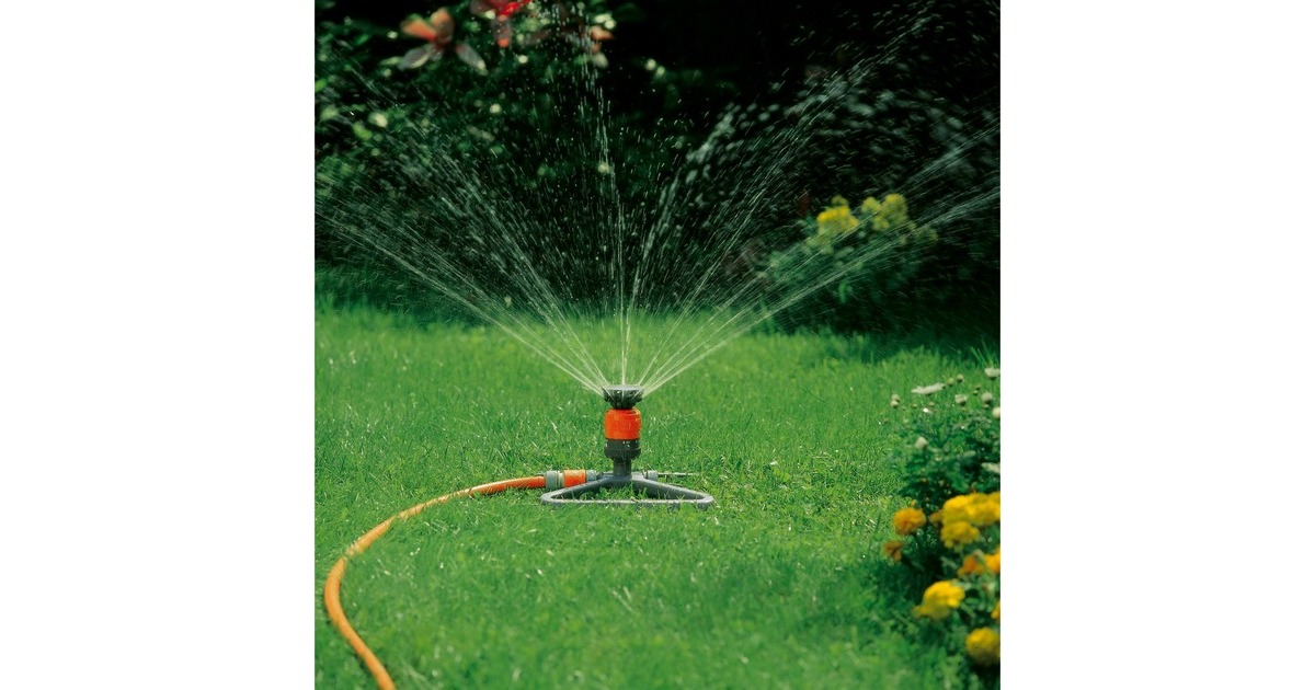 GARDENAComfort Cirkelsproeier Vario  (Grijs/oranje, 1948-20)