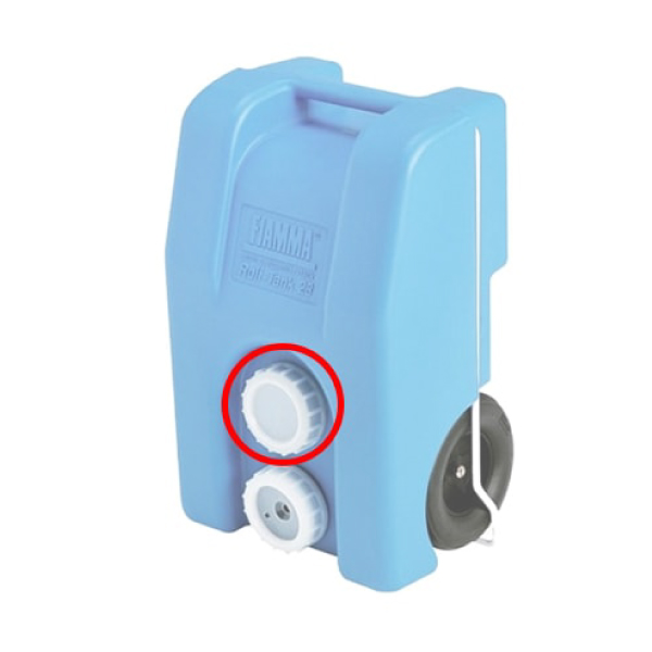 Bouchon Blanc pour WC Bi-Pot ou Tank 23