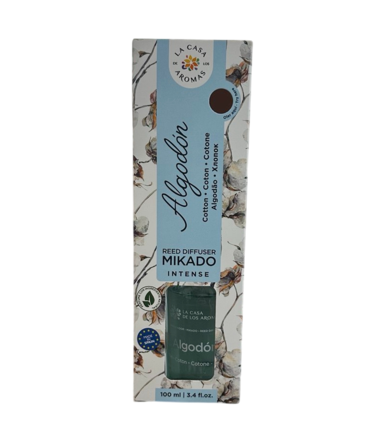 La Casa de los Aromas - Aromatizador de ambiente Mikado 100ml - Algodão