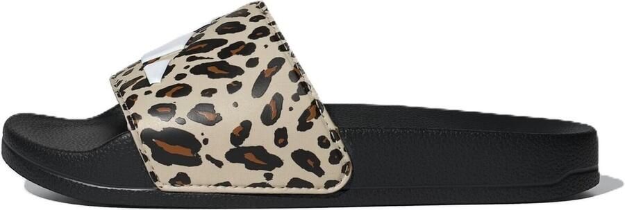Adidas Sportswear Adilette Shower badslippers met panterprint
