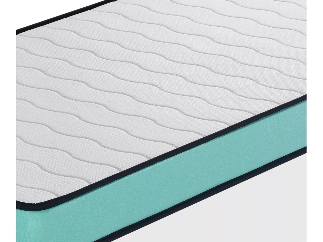 Matelas 90X190 PROMO CONFORT Épaisseur 14 CM ergonomique, Respirant, Mémoire. Idéal pour lit gigogne