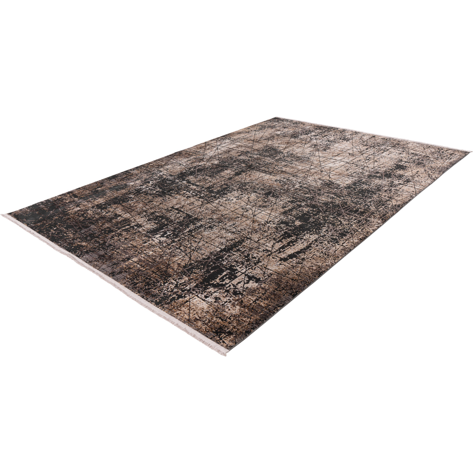 Teppich Floor 170 beige, braun 160 x 0.9 x 230 cm