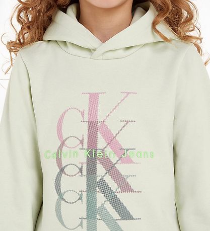 Calvin Klein Kapuzenpullover - Monogrammwiederholung - Kanarienv