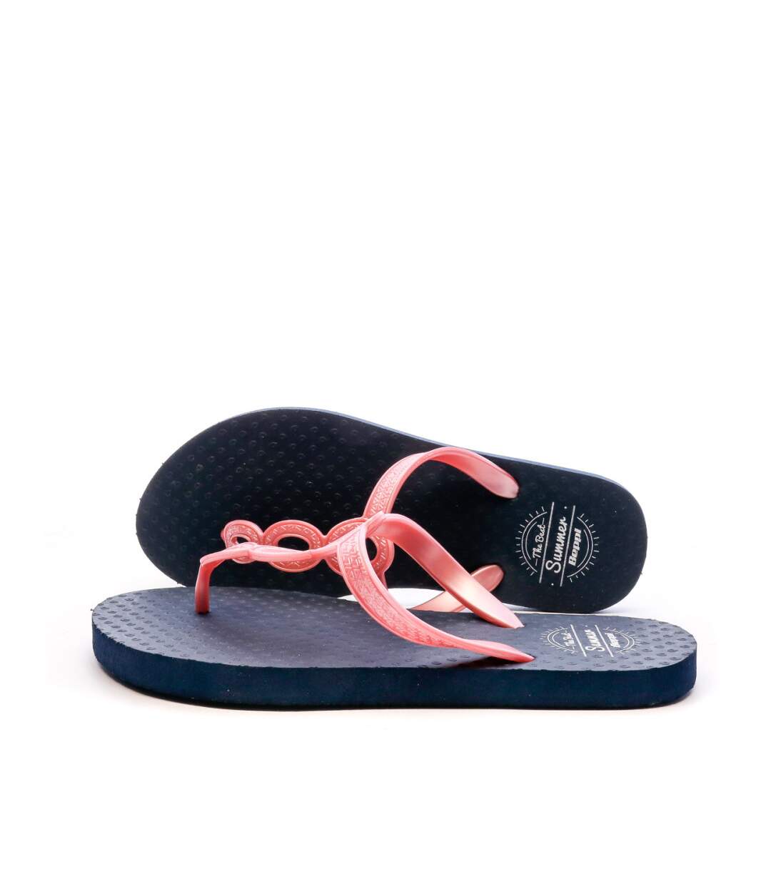 Tongs Marine/Rose Femme Beppi