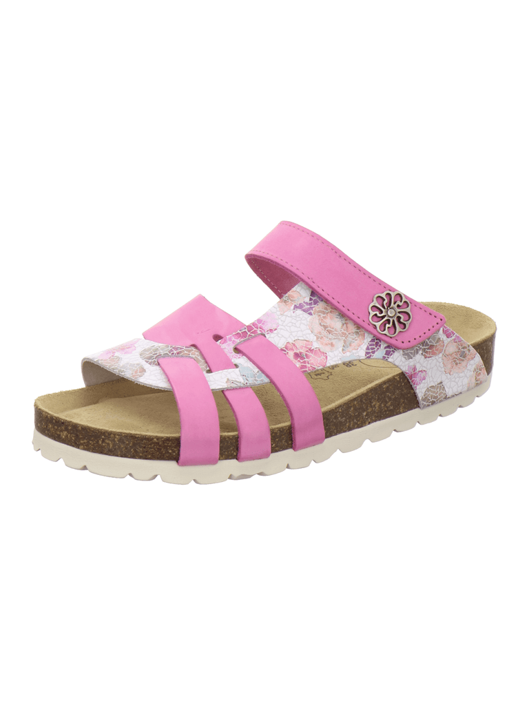 Pantoletten Damen Kralle pink
