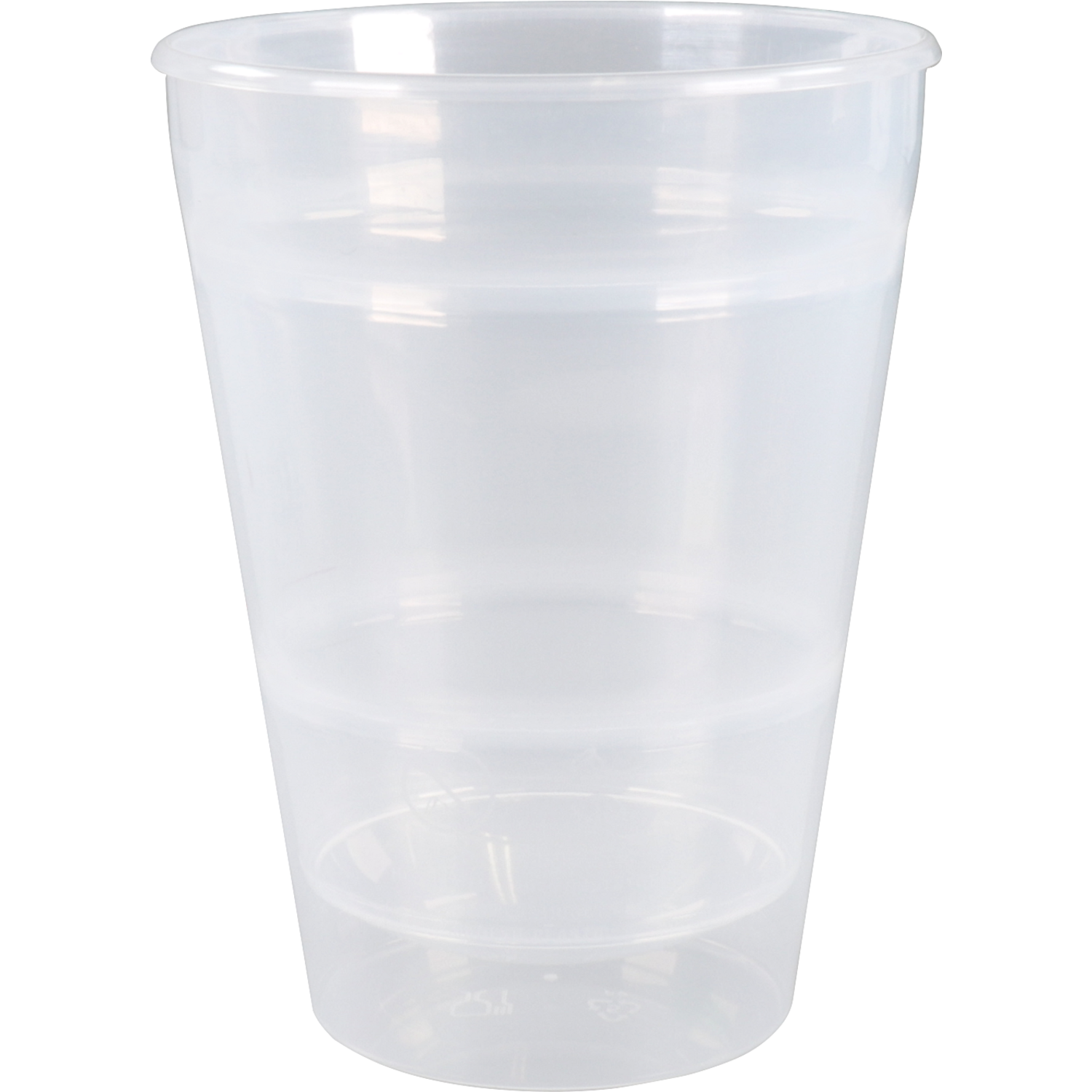 Depa, Drinkbeker, PP, schapdoos, dubbelwandig, 350ml, 12oz, transparant