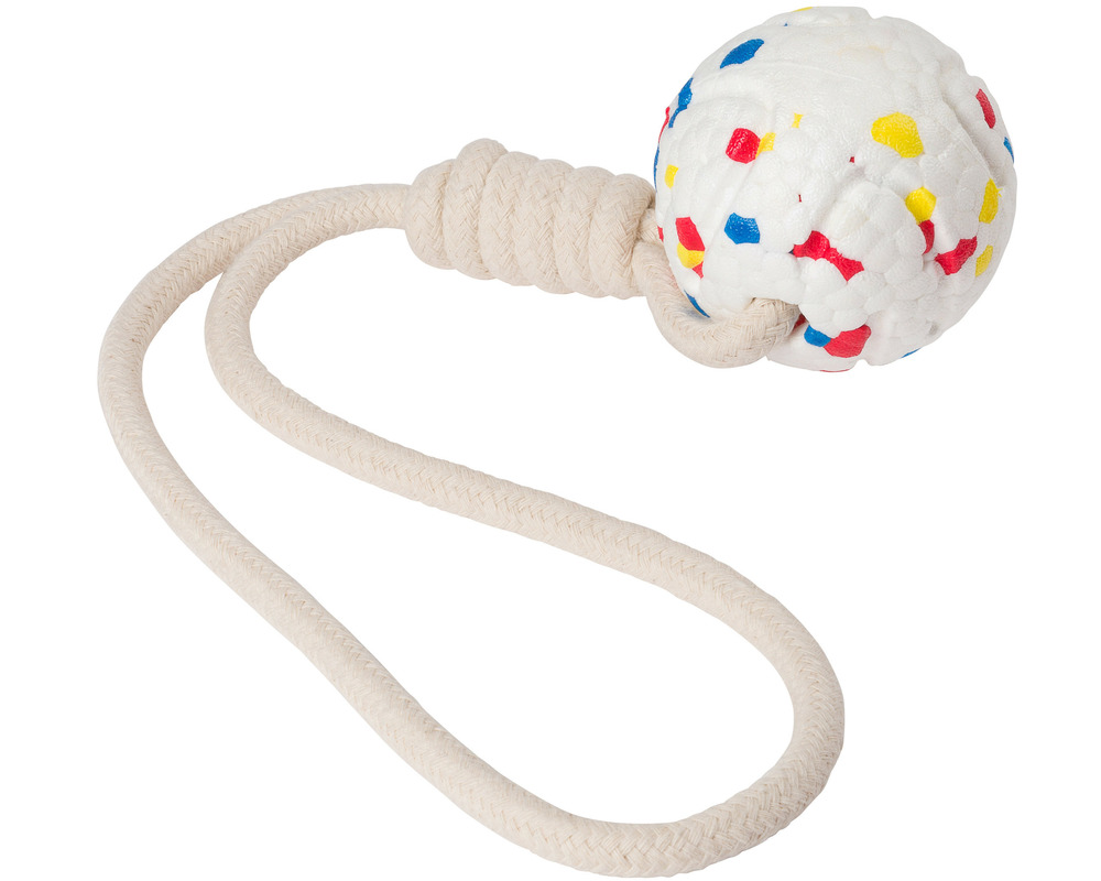 Jouet à tirer chien pull ball • jouets pour chiens