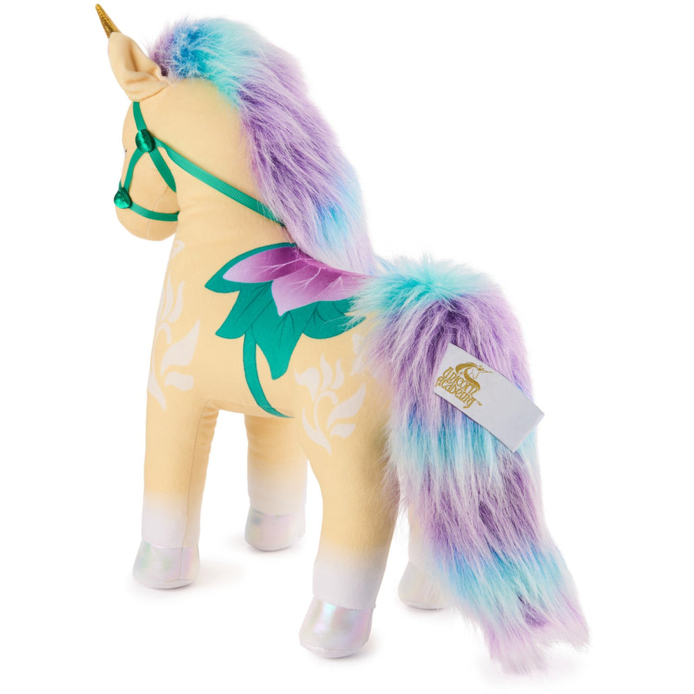 Køb Unicorn Academy Leaf Plys 38 Cm