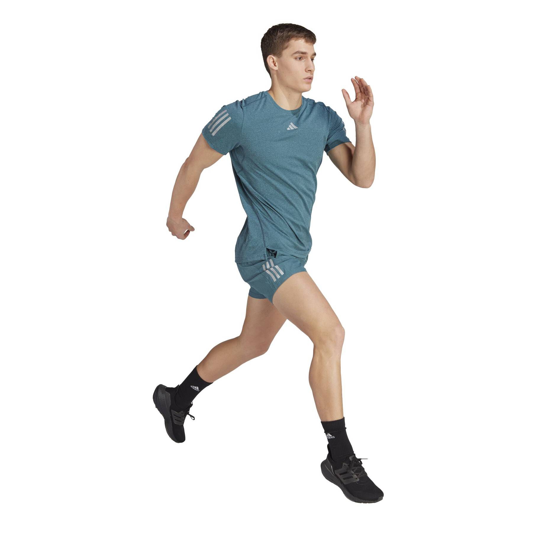 adidas Performance| Herren Laufshirt OWN THE RUN HEATHER TEE