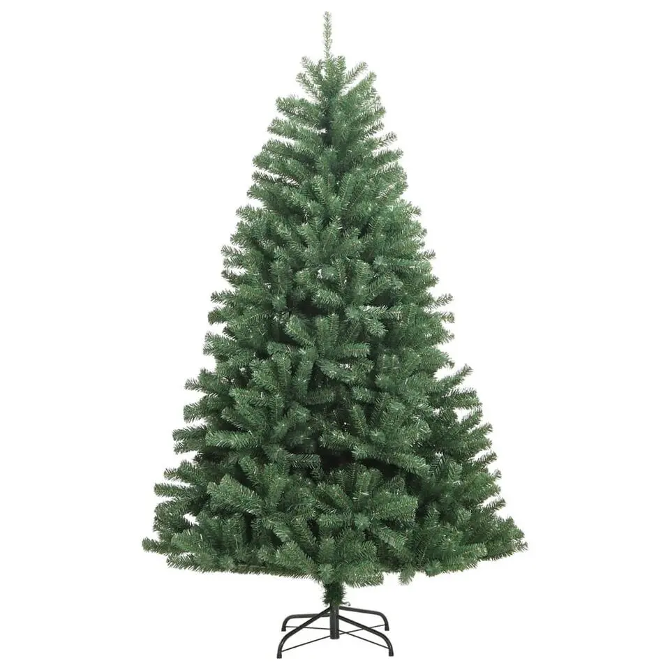 vidaXL - Gescharnierde Kunstkerstboom - Groen - 180 cm