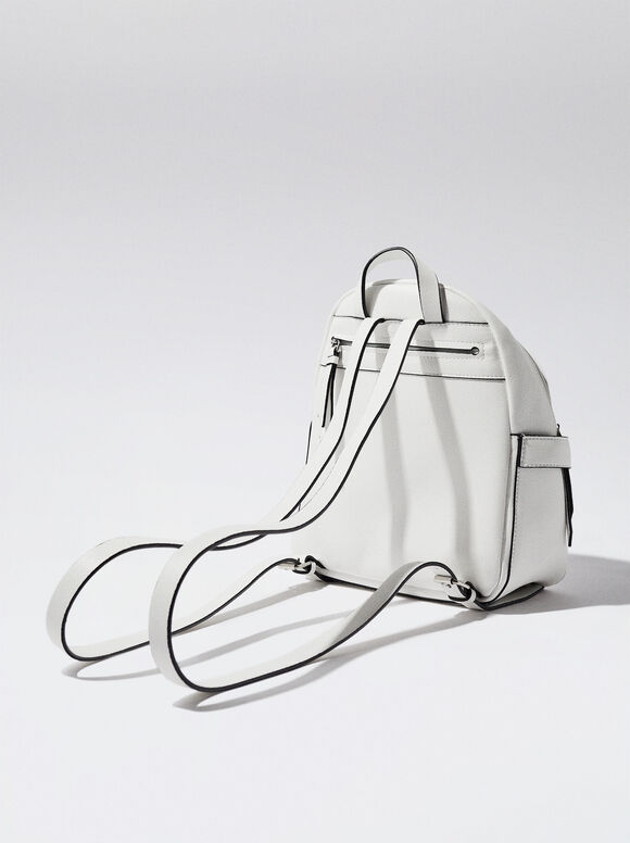 Mochila com bolsa removível - Branca