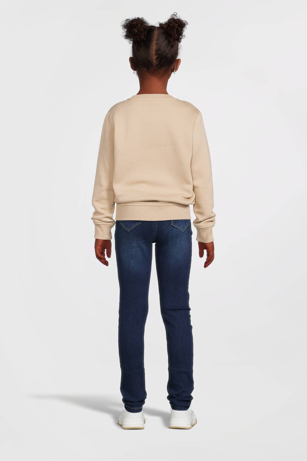 Cars sweater LIAN met printopdruk lichtzand