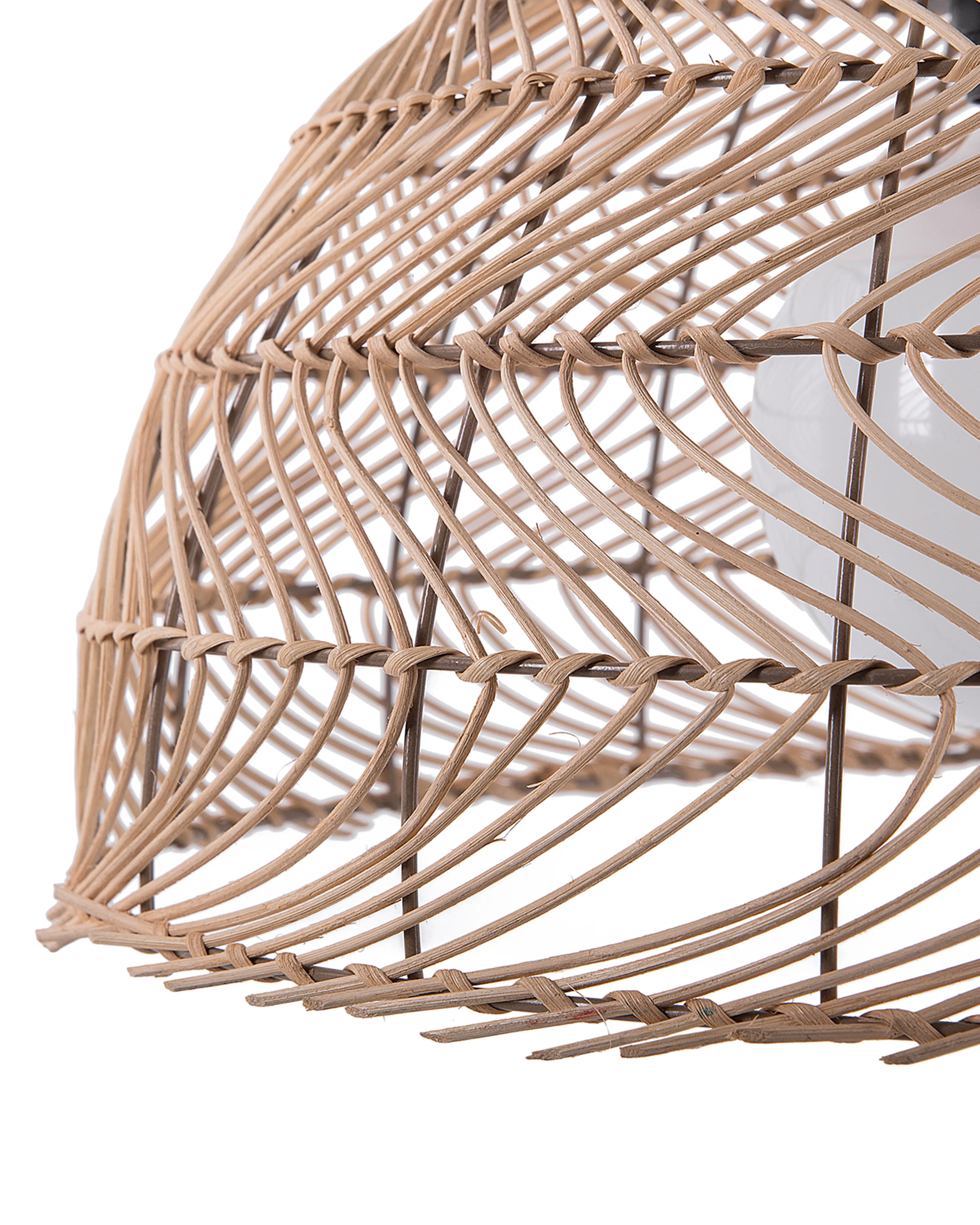 Hanglamp SELENGE Rotan Lichtbruin