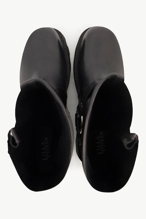 Leder-Bikerboots, Weite H