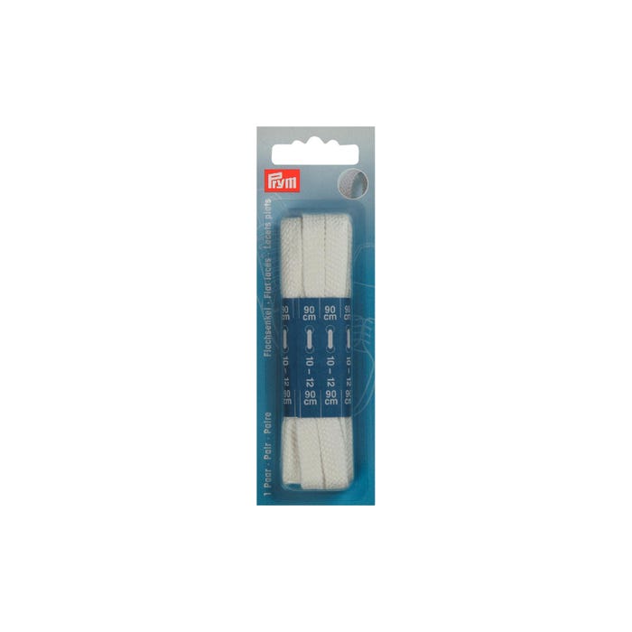 Prym-1 paar platte schoenveters 7mm/90cm