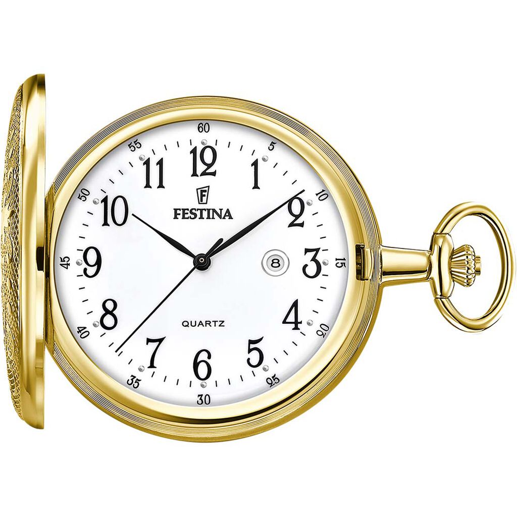 Montre A Gousset Festina Blanc