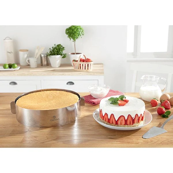 Lot cercle et rectangle à gâteau extensibles Mathon