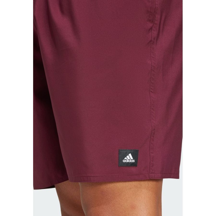 Adidas Short de bain uni de longueur classique CLX
