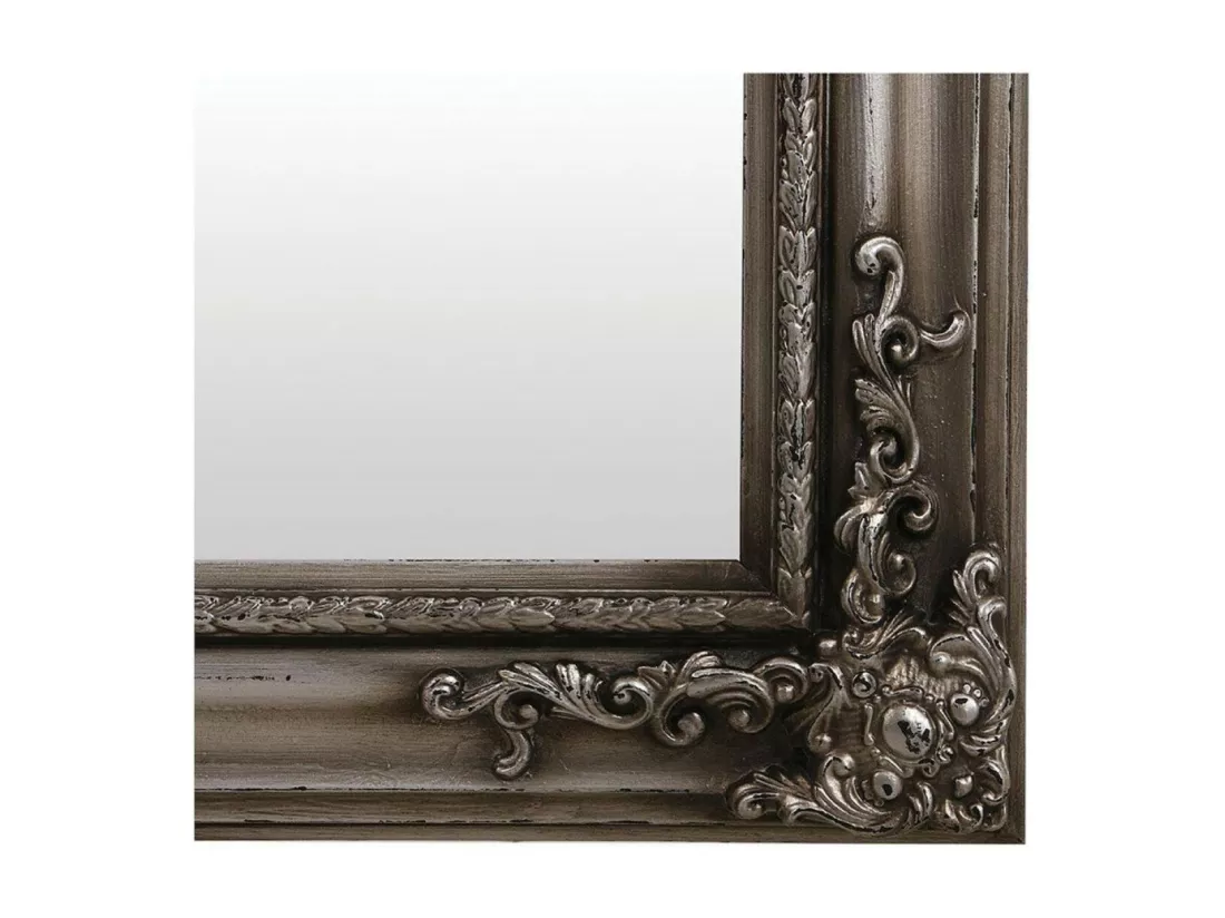 Grand miroir rectangulaire Bois Argent - Les Miroirs D'Interior'S Interior's