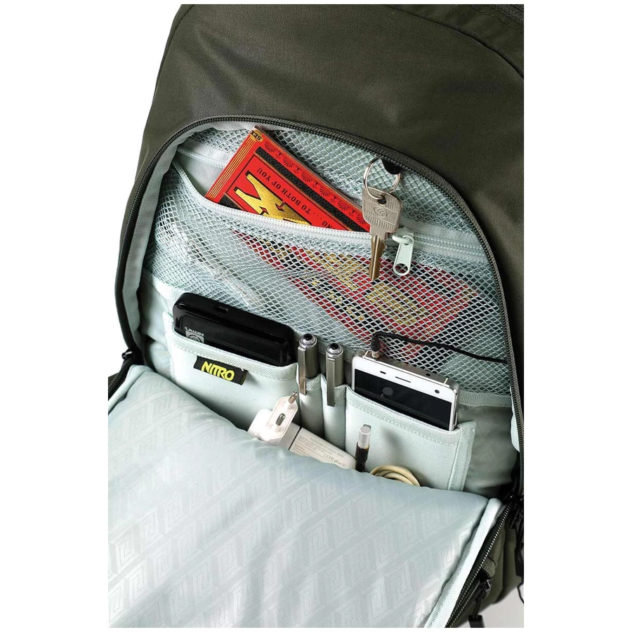 Nitro Stash - Laptoprucksack 49 cm 15 rosin
