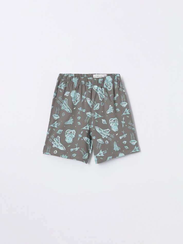 Conjunto de pijama curto estampado - Lead