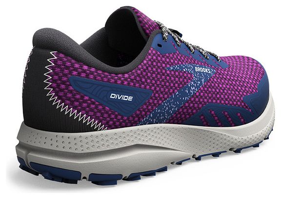 Chaussures Trail Brooks Divide 4 Violet Bleu Femme