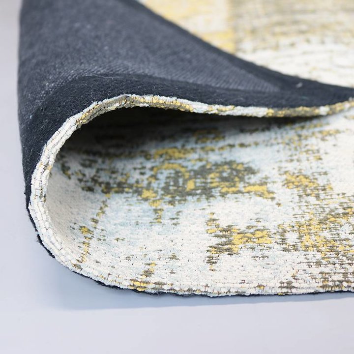 Patchwork vloerkleed - Dreams Okergeel | Vintage look