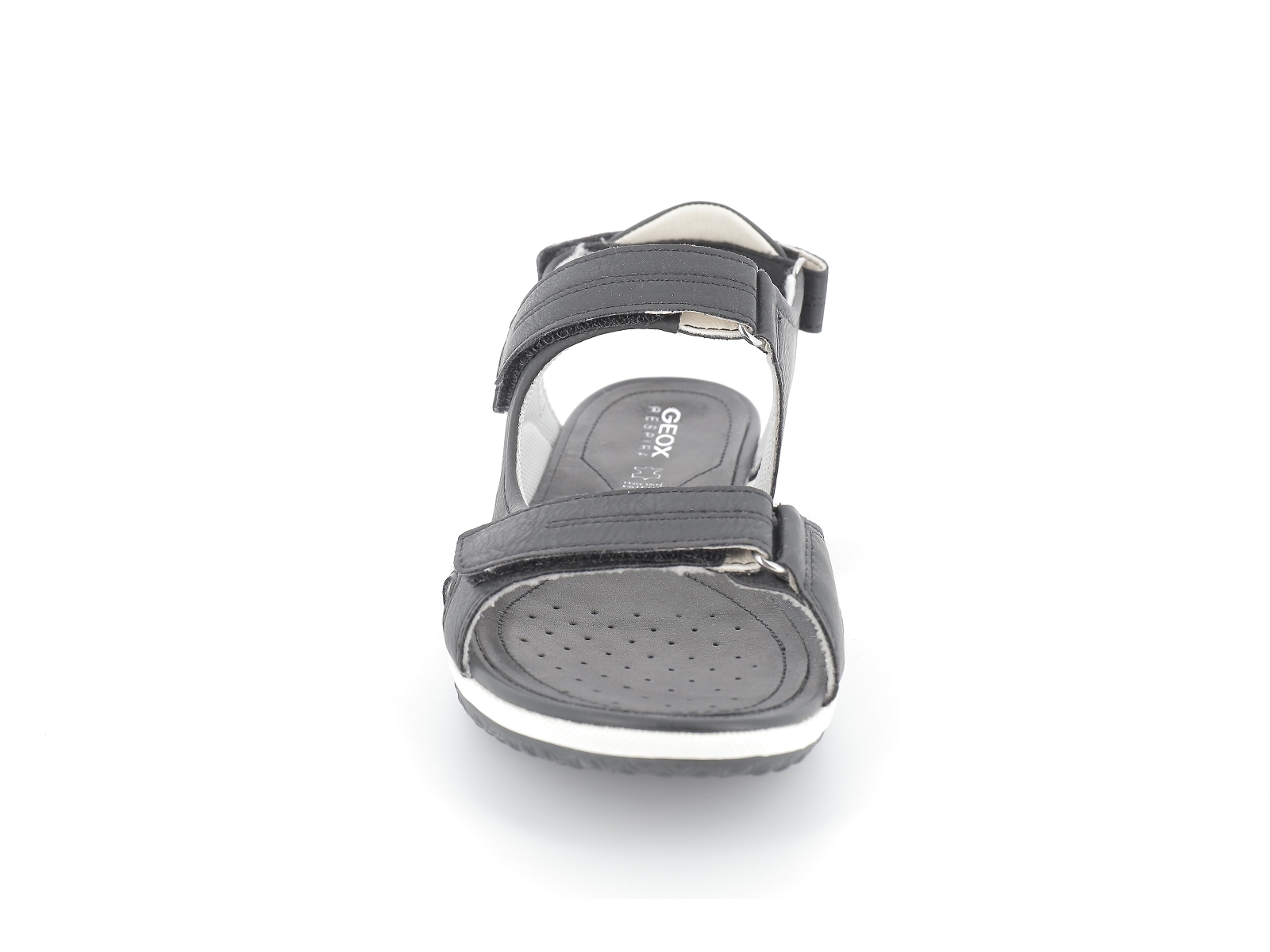 Geox-SANDALE D VEGA D52R6A Cuir Noir