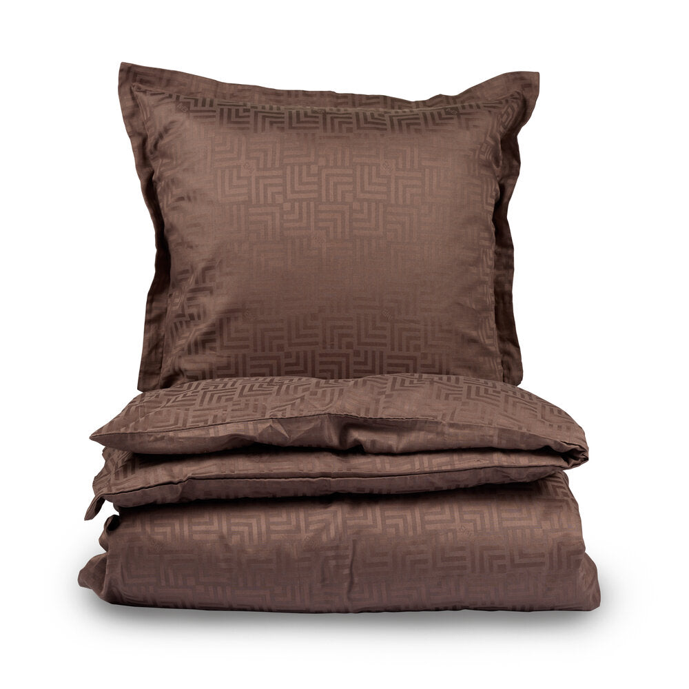 Margit Brandt  Jacquard logo sengetøj - Taupe