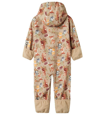 Name It Softshellanzug - NbnAlfa08 - Oxford Tan/Woodland