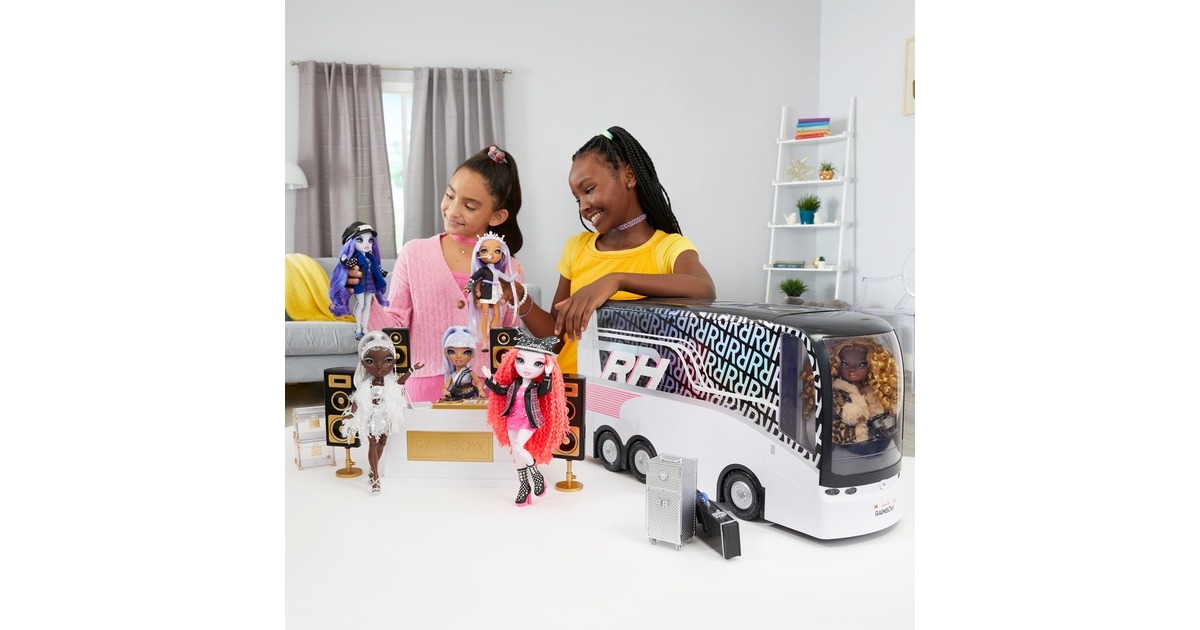 MGA EntertainmentRainbow High - Rainbow Vision: Wereldtourneebus en podium Poppenwagen