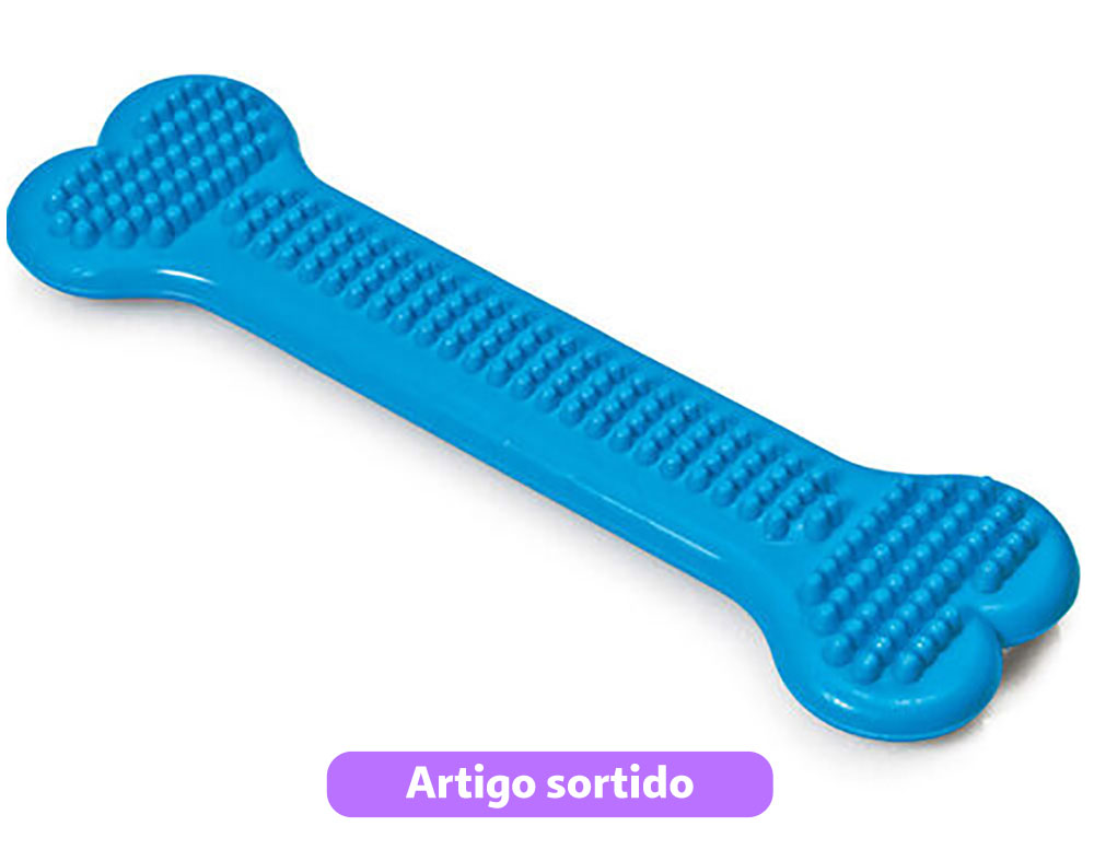 BRINQUEDO PARA CÃO OSSO GEOBONE4 19X6CM